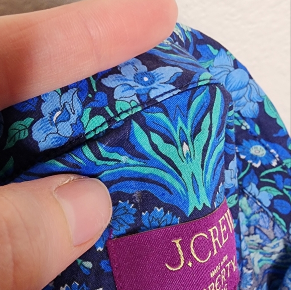 J Crew Liberty Sea Grass Garçon Classic Button Down 00 - Picture 7 of 7
